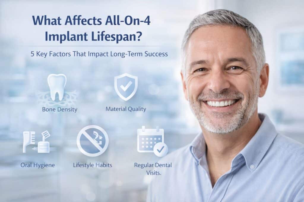 what affects all-on-4 implant lifespan